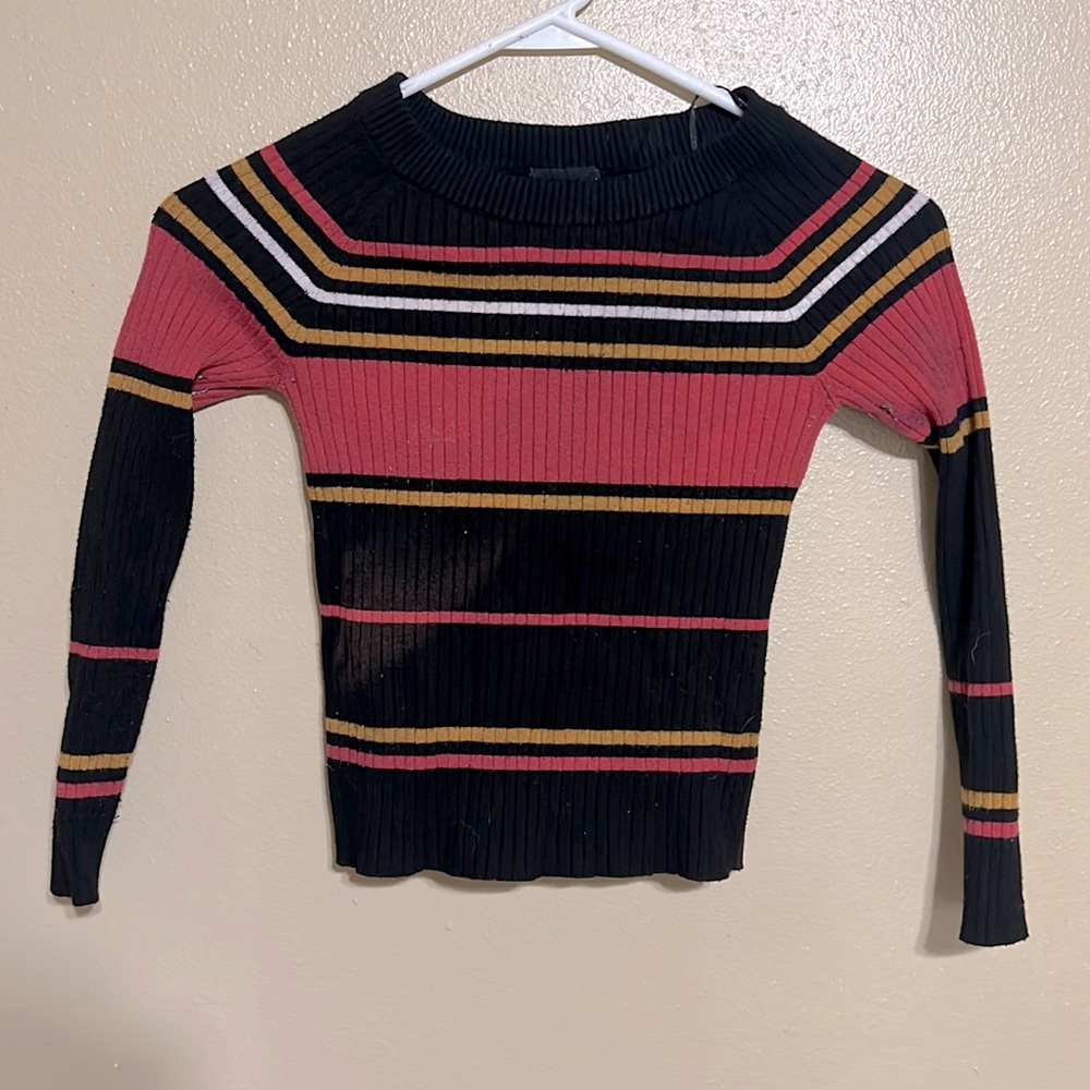 (M) long sleeve shirt with minor bleach stains
